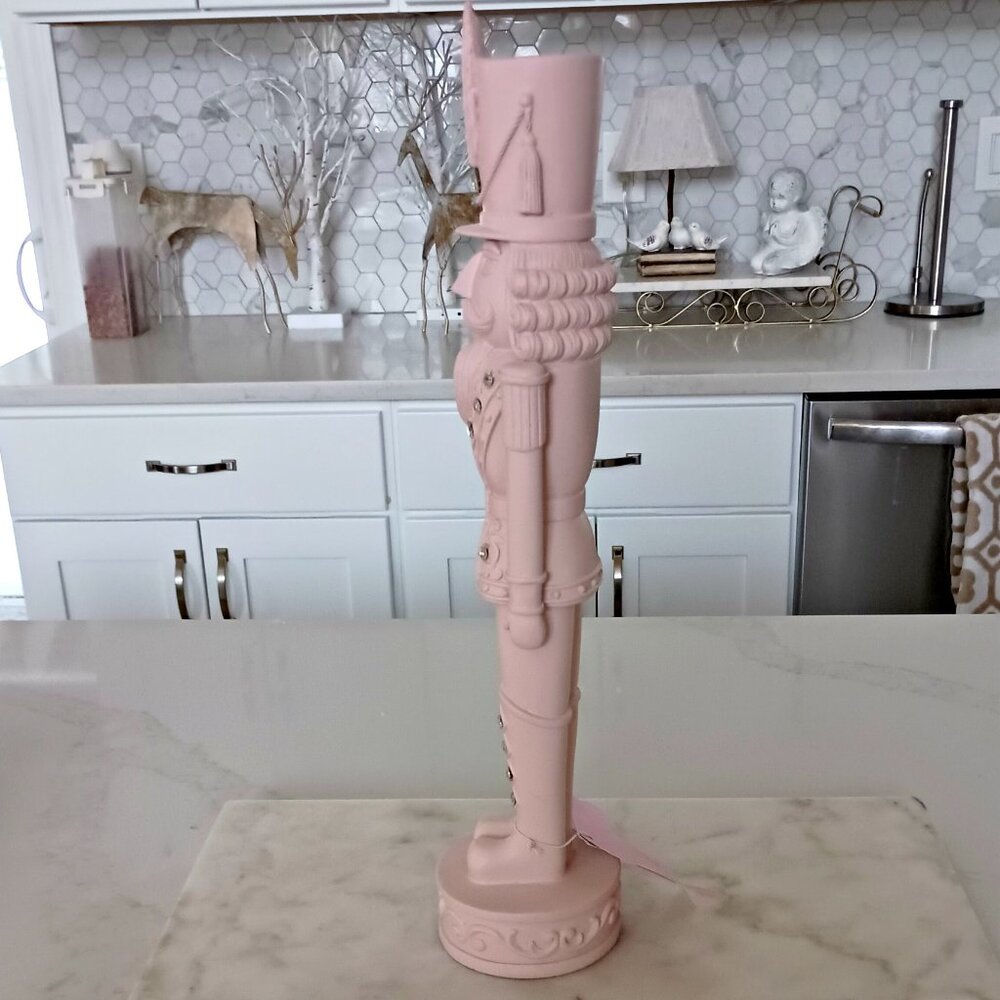 NEW! TALL 17" PINK & GEMS NUTCRACKER DECOR OH MY - Picture 2 of 5
